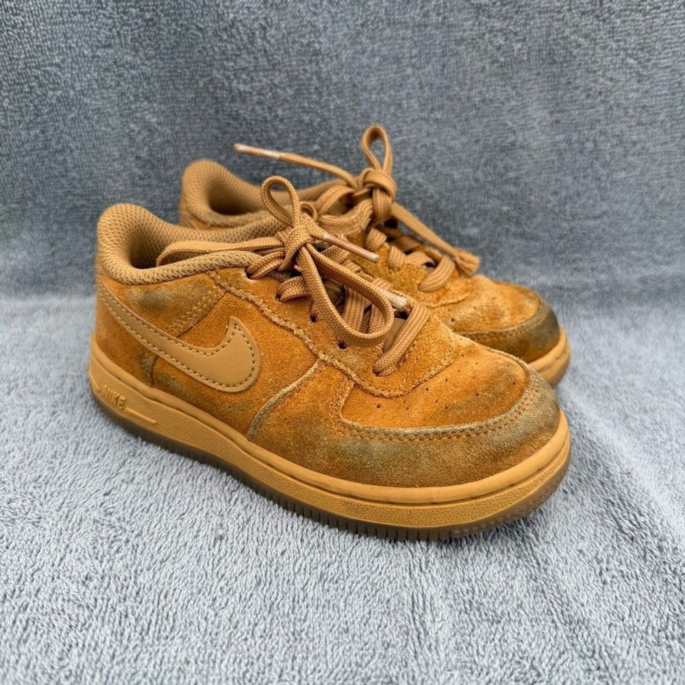 Infant Nike Air Force 1 Low LV8 3 TD Shoe "Wheat" Tan‎ Brown